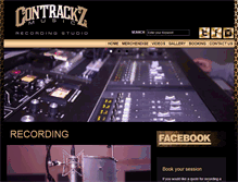 Tablet Screenshot of contrackzmusic.com